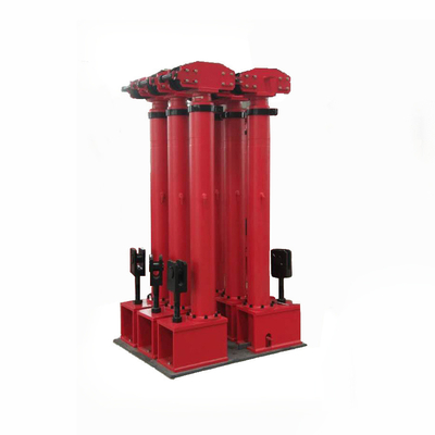 Altezza massima 0-4600 mm Sistema di sollevamento idraulico automatico personalizzato per la costruzione di serbatoi