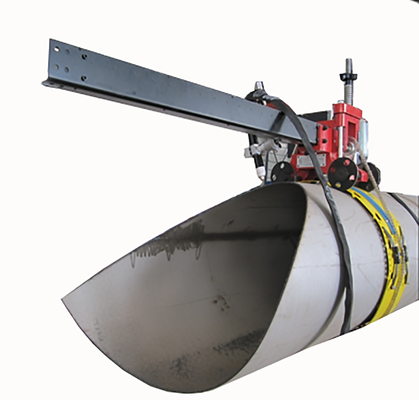 Macchina di taglio di tubi a tensione regolabile AC220v con taglio a fuoco